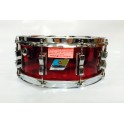 Ludwig - werbel akrylowy Vistalite 14" x 5.5"  Red Vintage