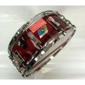 Ludwig - werbel akrylowy Vistalite 14" x 5.5"  Red Vintage
