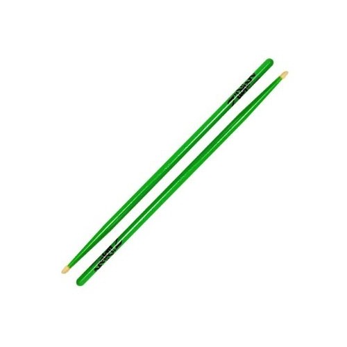 Zildjian - pałki Hickory Series 5A Acorn Neon Green 5AACDGG