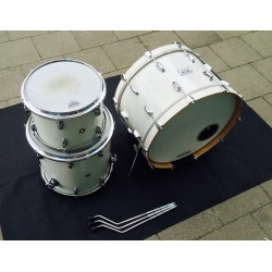 Hoshino/Aria/Fat Flying - Perkusja White Sparkle Made In Japan Vintage