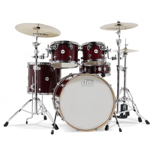 DW Design Series Shellset 22" - Cherry Stain