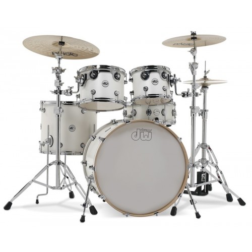 DW Design Series Shellset 22" - White Satin