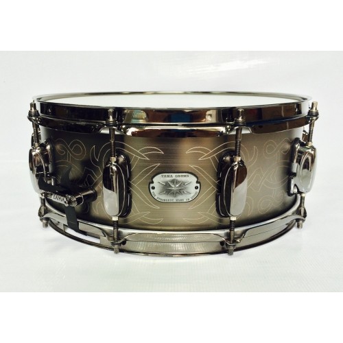 Tama - werbel Metalworks 14''x5.5'' Hand Engraved KOMIS