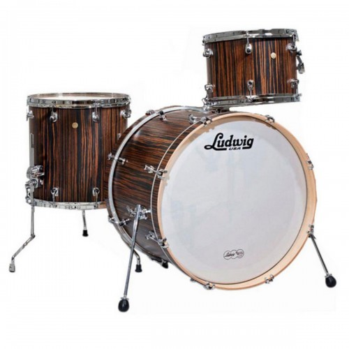 Ludwig - perkusja Signet 105 Giga Beat Shellset - Macassar Ebony