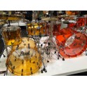 Pearl - Perkusja akrylowa Crystal Beat Tangerine Glass Acryl Shellset