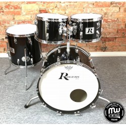 Rogers - Perkusja "Big R" Black Vintage '70s