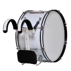 MES - Bęben marszowy MMX 20''x12'' - biały