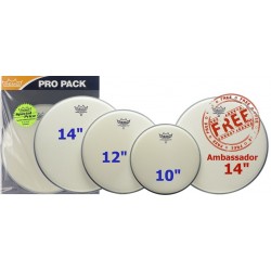 Remo - naciągi Ambassador coated Pro-Pack 10'' 12'' 14'' + 14"