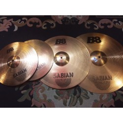 Sabian - zestaw talerzy B8 Rock Set 14'' 18'' 21'' używany