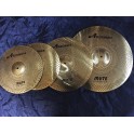 Arborea - Zestaw cichych talerzy MUTE Gold (Low Volume) 14" 16''  20"
