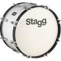 Stagg &ndash; bęben marszowy 24" x 10" MABD-2410 - biały