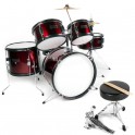 Ever Play - perkusja dla dzieci Junior Kit JBJ-1046 Red Sparkle