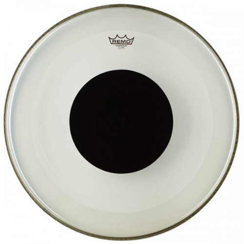 Remo Powerstroke 3 Bass Black Dot Clear 20''