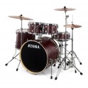 Tama - perkusja Imperialstar 20"  IE50KH6W Burgundy Walnut + talerze Meinl