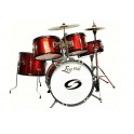 Ever Play - perkusja dla dzieci Junior Kit Pro - Metallic Red