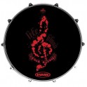 Naciąg rezonansowy Inked - Life Blood 22''