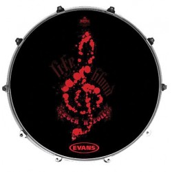 Evans - Naciąg rezonansowy Inked - Life Blood 22''