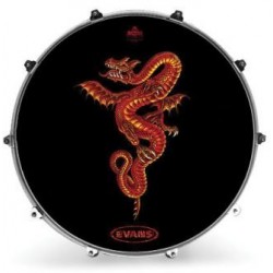 Evans - Naciąg rezonansowy Inked - Pendragon 22''