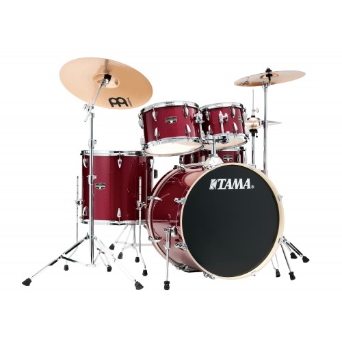 Tama - perkusja Imperialstar 22" IE52KH6W Candy Apple + talerze Meinl
