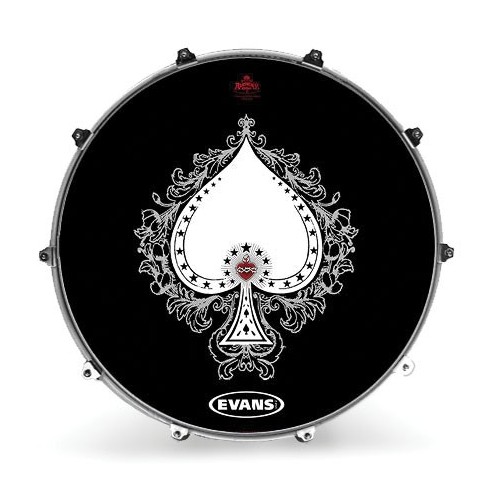 Evans - Naciąg rezonansowy Inked - Spade Tattoo 22''