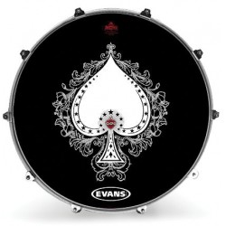 Evans - Naciąg rezonansowy Inked - Spade Tattoo 22''