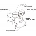 Tama - Superstar Classic 22" Exotix Shell Kit Gloss Java Lacebark Pine