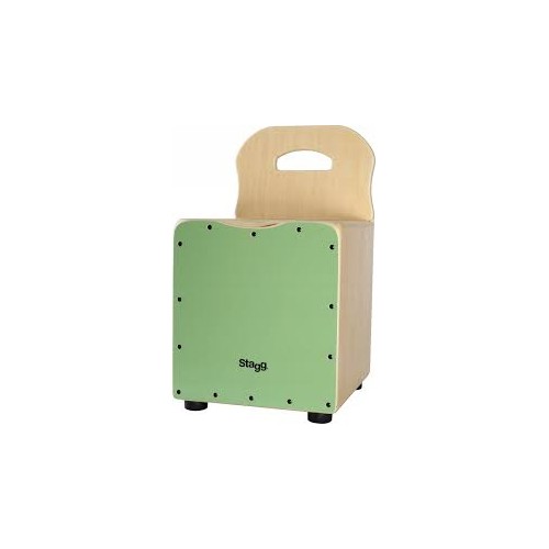 Stagg - Cajon dziecięcy z oparciem CAJ-KID GR