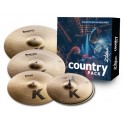 Zildjian - Zestaw talerzy K Country Pack 15" 17" 20'' + 19" GRATIS