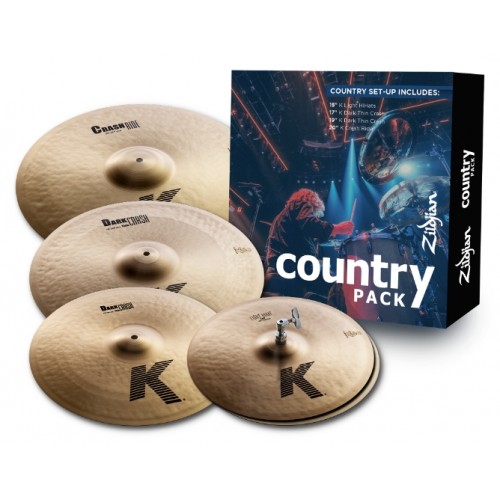 Zildjian - Zestaw talerzy K Country Pack 15" 17" 20'' + 19" GRATIS