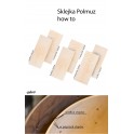 Polmuz - perkusja Tulipwood (18 12 14) Aqua Blue Lacquer