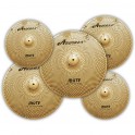 Arborea - Zestaw cichych talerzy MUTE Gold (Low Volume) 14" 16''  20"