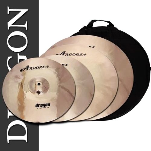 Arborea - zestaw talerzy Dragon B20 14" 16'' 20" + pokrowiec