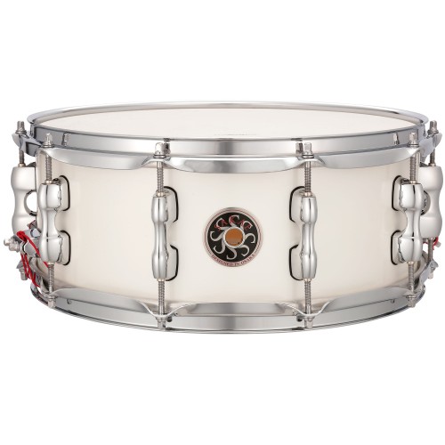 Sakae - Werbel klonowy Maple 14" x 5.5" Pearl White, Mighty Halo
