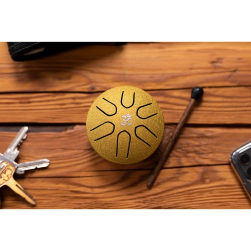 MEINL Sonic Energy Pocket Steel Tongue Drum  - A Major kol. Gold