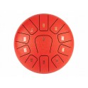 Hluru - Lotus tongue drum 10" 11 ton&oacute;w Red