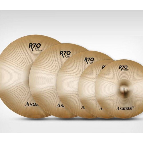 Asanasi R70 - zestaw talerzy dla początkującego 14" 16" 18" 20"