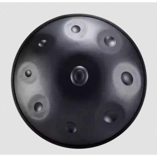 Hluru - Handpan HB-9 D Kurd Gray