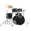 TAMA Stagestar 20" BD  Black Night Sparkle + hardware + talerze MEINL BCS