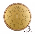 Hluru - tongue drum Gold 14" 15 ton&oacute;w