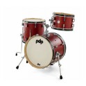 PDP by DW  Concept Classic 18" 12" 14" Shellset Ox Blood Stain w/Ebony hoop
