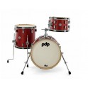 PDP by DW  Concept Classic 18" 12" 14" Shellset Ox Blood Stain w/Ebony hoop