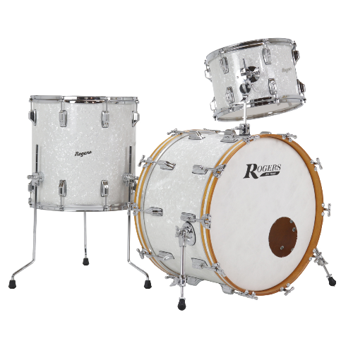 Rogers Powertone White Marine Shellset 20" 13" 16"