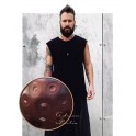 Hluru - Handpan HG-10 D Minor Brown