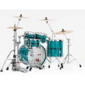 Pearl Masters Maple Pure Shellpack 22" Aqua Turquoise Stripe