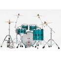 Pearl Masters Maple Pure Shellpack 22" Aqua Turquoise Stripe