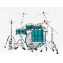 Pearl Masters Maple Pure Shellpack 22" Aqua Turquoise Stripe