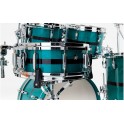 Pearl Masters Maple Pure Shellpack 22" Aqua Turquoise Stripe