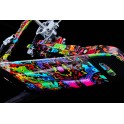 Tama Stopa podw&oacute;jna 50th Limited Iron Cobra Power Glide Marble Psychedelic Rainbow 