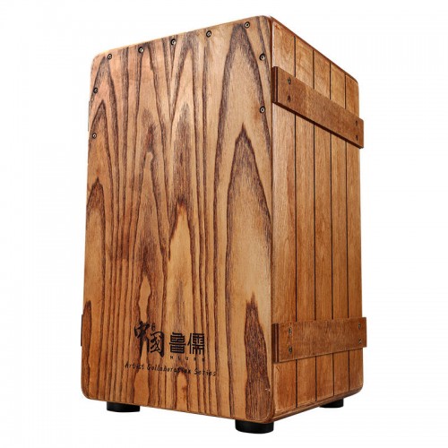 Hluru - Cajon "Artist Collaboration" Vermilion Bird - Chinese Ash