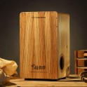 Hluru Cajon "Artist" White Tiger - Zebra Wood